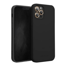 ROAR SPACE szilikon telefonvédő (matt, prémium) FEKETE Samsung Galaxy A55 5G (SM-A556) tok és táska