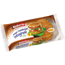 Roberto Roberto teljes kiőrlésű maxi hamburger 300 g pékárú