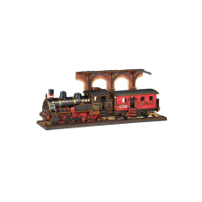 Robotime 3D Fa puzzle Vintage gőzmozdony puzzle, kirakós