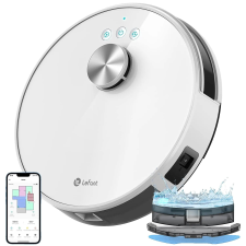  Robotporszívó, LDS-navigáció, alkalmazás és hangvezérlés, M1-EU-White porszívó