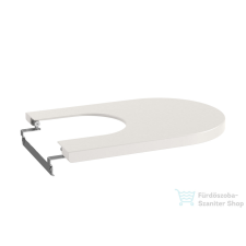 Roca Inspira Round lecsapódásmentes bidé fedél,beige A80652265B szaniter