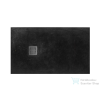 Roca Terran Stonex 160x90 cm-es zuhanytálca lefolyóval,fekete AP10164038401400