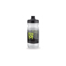 Rock Machine műanyag kulacs, 600 ml, csavaros, átlátszó-fekete kulacs, kulacstartó