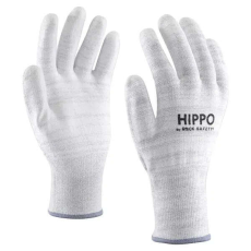 Rock Safety HIPPO Karbonszálas, vágásbiztos, nylon ESD kesztyű PU tenyérmártással