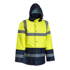 Rock TR466-Y-3XL Jól-láthatósági bélelt munkavédelmi télikabát