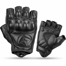 Rockbros 16220006003 L bőr motoros kesztyű - fekete kerékpáros kesztyű