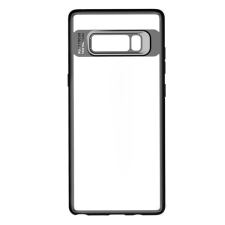 Rockphone ROCK műanyag telefonvédő (szilikon keret, ultravékony) FEKETE [Samsung Galaxy Note 8 (SM-N950F)] (5996457729630) tok és táska