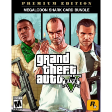 Rockstar Games Grand Theft Auto V: Premium Online Edition & Megalodon Shark Card Bundle (PC - Rockstar Games Launcher elektronikus játék licensz) videójáték