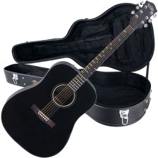 Rocktile D-60 Akusztikus Gitár Fekete Szett Tokkal Együtt gitár és basszusgitár