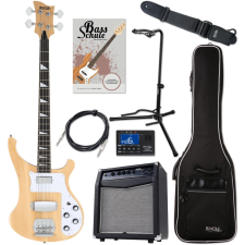 Rocktile Pro Rb-400N Lumberjack Elektromos Basszusgitár Szuperszett gitár és basszusgitár
