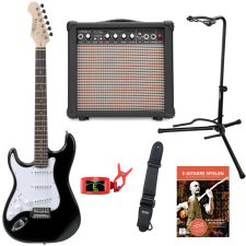 Rocktile Pro-St3 Bk Balos Elektromos Gitár Szett Balos Elektromos Gitár Szett gitár és basszusgitár