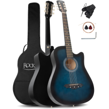 Rocktile Wsd-5C-Bub Slim Line Akusztikus Gitár Szett Blueburst gitár és basszusgitár