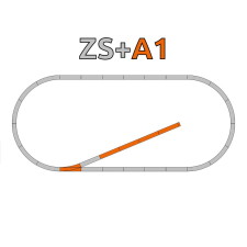 Roco Geoline Sín set A1 (darabszám) alapkőzettel - 61150 H0 1:87 méretarány makett