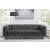 Rococo Design ülőgarnitúra Rococo 240 cm sötétszürke