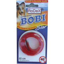 Rodex Bobi bolhairtó nyakörv kutyának (Piros) 65 cm nyakörv, póráz, hám kutyáknak