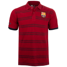 Rogers A Barcelona gránátvörös galléros pólója - 2XL férfi póló