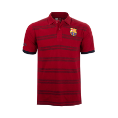 Rogers A Barcelona gránátvörös galléros pólója - 2XL