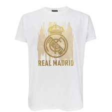 Rogers A Real Madrid címeres pólója - fehér-arany - L férfi póló