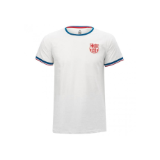 Rogers Elegáns, minimalista Barçás póló - fehér - 2XL