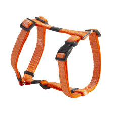 ROGZ FANCY DRESS H-Hám XL Narancs kutyamintás nyakörv, póráz, hám kutyáknak