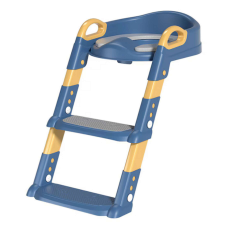 Rohs WC-csökkentő gyerekeknek, létrával, összecsukható, többszínű, Happykid bili