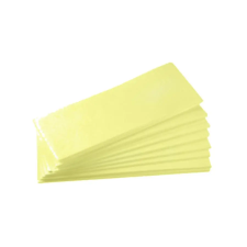 Roial gyantalehúzó csík, 7x20 cm, sárga, 100 db szőrtelenítés