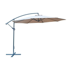 Rojaplast 8080 függő napernyő, hajtókarral - bézs - ø 350 cm kerti bútor