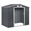 Rojaplast Archer "B" grey fém kerti ház, tároló - 213 x 191 x 195 cm, szürke