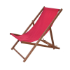 Rojaplast BAHAMA festett bükkfából készült állítható nyugágy - piros 23210/2