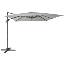 Rojaplast CANTIELVER függő napernyő, hajtókarral - szürke - 270 x 270 cm 607/82 kerti bútor