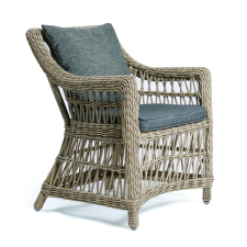 ROJAPLAST DENVER exkluzív polyrattan kerti fotel – barna kerti bútor