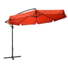  Rojaplast Exclusive függő napernyő hajtókarral, terrakotta - ø 300 cm kerti bútor
