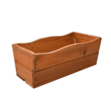ROJAPLAST fenyőfából készült virágláda 44 cm - barna kerti tárolás