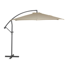 Rojaplast FREE POLE függő napernyő, hajtókarral - bézs - ? 300 cm kerti bútor