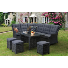 Rojaplast Houston exkluzív polyrattan kerti bútor garnitúra kerti bútor