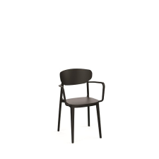 Rojaplast Mare Armchair kerti szék, fekete kerti bútor