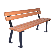 Rojaplast METAL fenyőfáből készült, fém szerkezetű kerti pad, 150 cm () kerti bútor