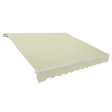 Rojaplast P4510 falra szerelhető napellenző - bézs - 3,95 x 2,5 m kerti bútor
