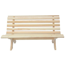 Rojaplast RETRO FENYŐFÁBÓL KÉSZÜLT KERTI PAD - NATÚR, 150 CM kerti bútor