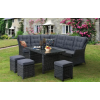 Rojaplast Rojaplast Houston exkluzív polyrattan kerti bútor garnitúra