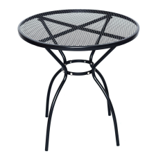 Rojaplast ROJAPLAST ZWMT-06 fém kerti körasztal - fekete kerti bútor