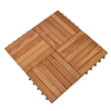 Rojaplast thermowood fa+műanyag padlóburkolat, 6 db/ csomag - barna