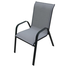 Rojaplast xt1012c fém kerti szék - szürke kerti bútor