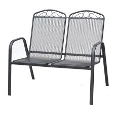 Rojaplast zwmc-s28 fém kerti pad, 106 x 69 x 93 cm - fekete kerti bútor