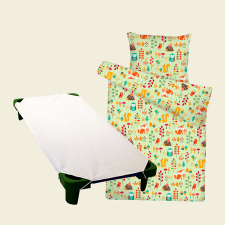  Rókás zöld ovis kezdő csomag lakástextília