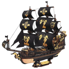 ROKR 3D fa puzzle - Csikóhal vitorláshajó kreatív és készségfejlesztő