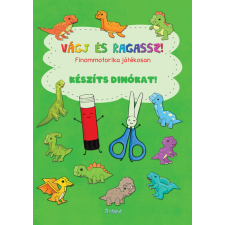 Roland Kiadó Vágj és ragassz! - Finommotorika játékosan: Készíts dinókat! gyermek- és ifjúsági könyv