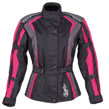 ROLEFF Női kabát Roleff Estretta fekete-rózsaszín-szürke motoros kabát