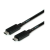 ROLINE 11.02.9055-10 USB kábel USB 3.2 Gen 2 (3.1 Gen 2) 2 M USB C Fekete