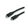 ROLINE 11.02.9057 USB kábel USB 3.2 Gen 2 (3.1 Gen 2) 1 M USB C Fekete